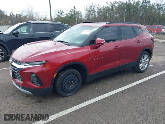 ✅ 2019 Chevrolet Blazer • VIN: 3GNKBDRS6KS639596 • Lot: 44559123. Wystawiony na IAAI z przebiegiem 96 088 mil. Bezpłatny archiwum sprzedaży aukcyjnych z USA i szczegółowy raport historii pojazdu na DreamBid. Zdjęcie 2.