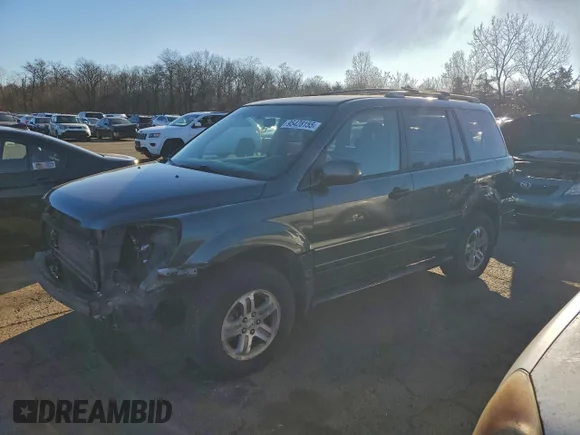 ✅ 2004 Honda Pilot EX • VIN: 2HKYF18474H591337 • Лот: 95428155. Опубликован ранее на Copart с пробегом Не указан. Бесплатный доступ к архиву аукционных продаж из США и подробный отчёт об истории автомобиля на DreamBid. Изображение 1.