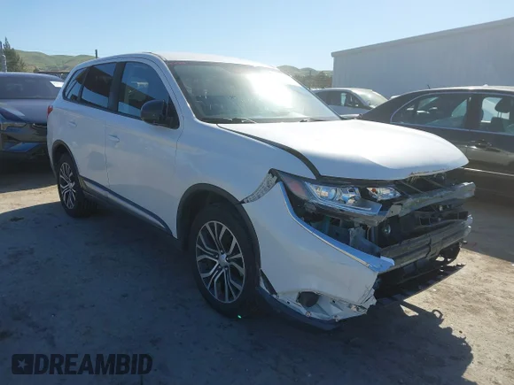 ✅ 2017 Mitsubishi Outlander ES • VIN: JA4AZ2A32HZ027863 • Lot: 44761325. Listed on IAAI with 123,520 mi. Free auction sales archive from the USA and detailed vehicle history report at DreamBid. Image 1.