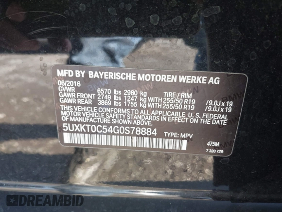 ✅ 2016 BMW X5 xDrive40e • VIN: 5UXKT0C54G0S78884 • Lot: 41208477. Wystawiony na IAAI z przebiegiem 90 181 mil. Bezpłatny archiwum sprzedaży aukcyjnych z USA i szczegółowy raport historii pojazdu na DreamBid. Zdjęcie 9.