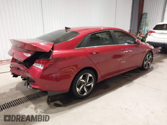 ✅ 2023 Hyundai Elantra Limited • VIN: KMHLP4AG4PU497872 • Lot: 44214407. Wystawiony na IAAI z przebiegiem 37 766 mil. Bezpłatny archiwum sprzedaży aukcyjnych z USA i szczegółowy raport historii pojazdu na DreamBid. Zdjęcie 4.