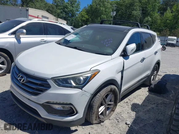 ✅ 2017 Hyundai Santa Fe 2.4L • VIN: 5XYZU3LB5HG462862 • Лот: 45119362. Опубликован ранее на IAAI с пробегом 153 787 миль. Бесплатный доступ к архиву аукционных продаж из США и подробный отчёт об истории автомобиля на DreamBid. Изображение 2.