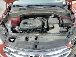 2017 Hyundai Santa Fe 2.0T with VIN 5XYZUDLA7HG490689, listed as a Copart auction lot 53673385 with 131,435 mi miles and Salvage title. Bid and sale history available at DreamBid. Image 14.