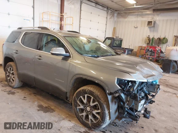 ✅ 2023 GMC Acadia SLE • VIN: 1GKKNRL42PZ256745 • Lot: 44379034. Listed on IAAI with 38,858 mi. Free auction sales archive from the USA and detailed vehicle history report at DreamBid. Image 1.