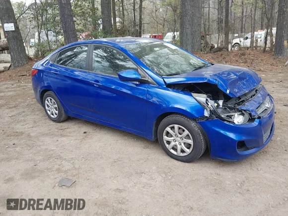 ✅ 2014 Hyundai Accent GLS • VIN: KMHCT4AE4EU666893 • Lot: 44680986. Listed on IAAI with 168,374 mi. Free auction sales archive from the USA and detailed vehicle history report at DreamBid. Image 1.