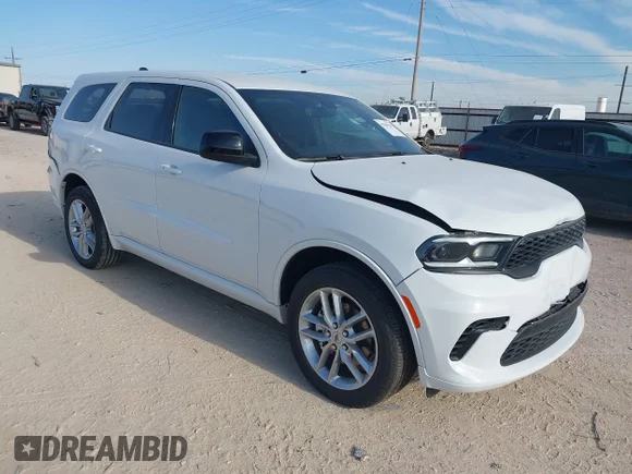✅ 2026 Dodge Durango GT • VIN: 1C4RDJDGXTC175383 • Lot: 43940761. Wystawiony na IAAI z przebiegiem 2 023 mil. Bezpłatny archiwum sprzedaży aukcyjnych z USA i szczegółowy raport historii pojazdu na DreamBid. Zdjęcie 1.