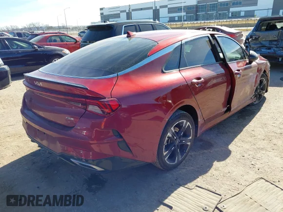 ✅ 2023 Kia K5 GT-Line • VIN: 5XXG64J2XPG205886 • Lot: 44069169. Wystawiony na IAAI z przebiegiem 49 558 mil. Bezpłatny archiwum sprzedaży aukcyjnych z USA i szczegółowy raport historii pojazdu na DreamBid. Zdjęcie 4.