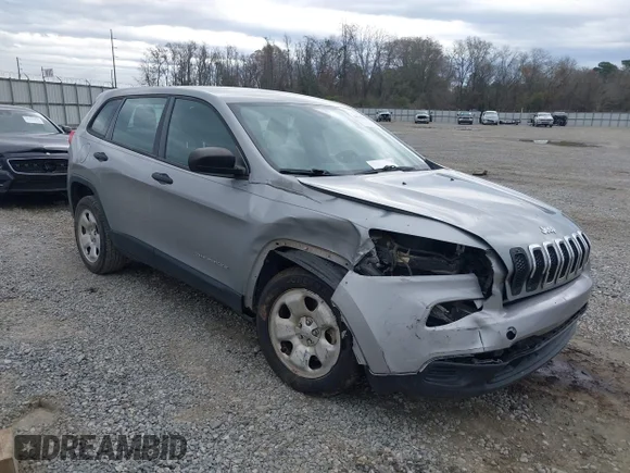 ✅ 2014 Jeep Cherokee Sport • VIN: 1C4PJLAB5EW268981 • Lot: 44502857. Wystawiony na IAAI z przebiegiem 170 000 mil. Bezpłatny archiwum sprzedaży aukcyjnych z USA i szczegółowy raport historii pojazdu na DreamBid. Zdjęcie 1.