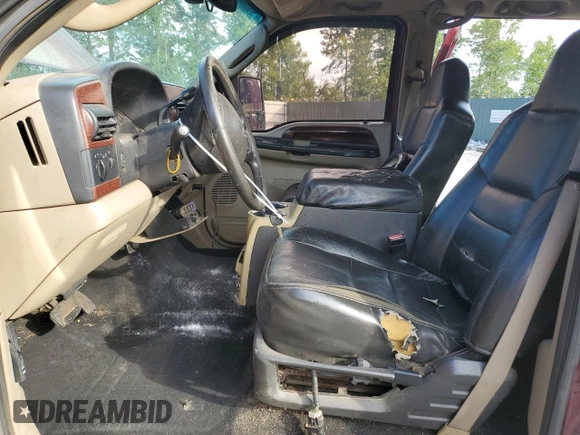 ✅ 2005 Ford F-350 XL • VIN: 1FTWW33P15EB00704 • Lot: 69802245. Wystawiony na Copart z przebiegiem Nie podano. Bezpłatny archiwum sprzedaży aukcyjnych z USA i szczegółowy raport historii pojazdu na DreamBid. Zdjęcie 7.
