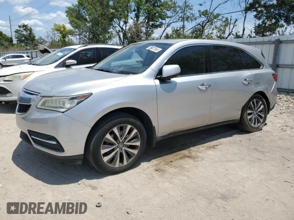 ✅ 2015 Acura MDX Technology • VIN: 5FRYD3H4XFB013881 • Lot: 55887044. Listed on Copart with 86,343 mi. Free auction sales archive from the USA and detailed vehicle history report at DreamBid. Image 1.