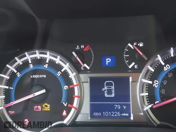 ✅ 2016 Toyota 4Runner SR5 Premium • VIN: JTEBU5JR3G5285874 • Лот: 43991902. Опубликован ранее на IAAI с пробегом 101 226 миль. Бесплатный доступ к архиву аукционных продаж из США и подробный отчёт об истории автомобиля на DreamBid. Изображение 7.