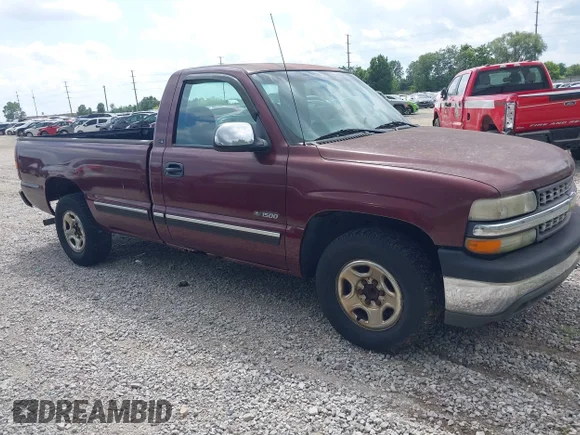 ✅ 2001 Chevrolet Silverado 1500 • VIN: 1GCEC14VX1Z312638 • Lot: 45614070. Wystawiony na IAAI z przebiegiem 143 375 mil. Bezpłatny archiwum sprzedaży aukcyjnych z USA i szczegółowy raport historii pojazdu na DreamBid. Zdjęcie 1.