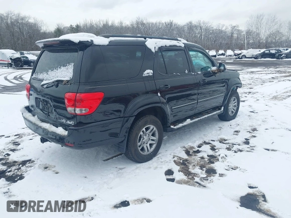 ✅ 2007 Toyota Sequoia Limited • VIN: 5TDBT48A17S291183 • Lot: 44344039. Wystawiony na IAAI z przebiegiem 167 797 mil. Bezpłatny archiwum sprzedaży aukcyjnych z USA i szczegółowy raport historii pojazdu na DreamBid. Zdjęcie 4.