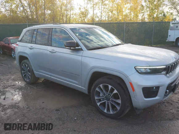✅ 2023 Jeep Grand Cherokee Overland • VIN: 1C4RJHDG8P8864350 • Lot: 43393499. Listed on IAAI with 32,294 mi. Free auction sales archive from the USA and detailed vehicle history report at DreamBid. Image 1.