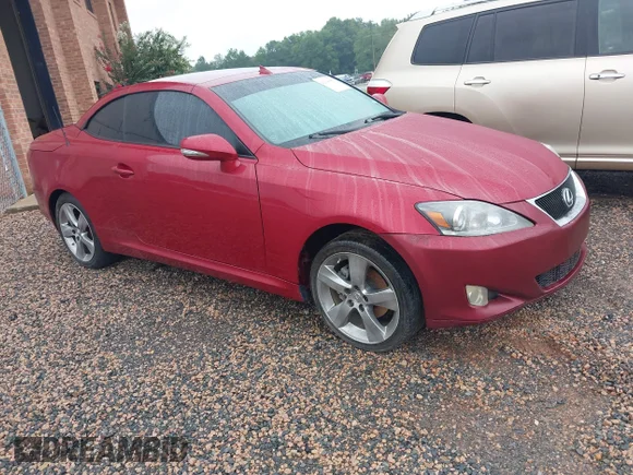 ✅ 2012 Lexus IS 250 C • VIN: JTHFF2C26C2523533 • Lot: 42943662. Listed on IAAI with Not provided. Free auction sales archive from the USA and detailed vehicle history report at DreamBid. Image 1.