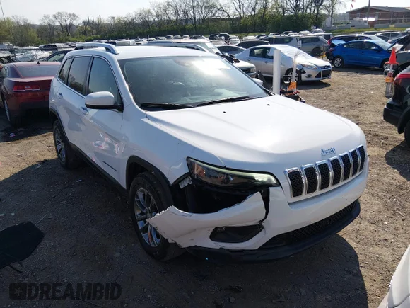 ✅ 2020 Jeep Cherokee Latitude Plus • VIN: 1C4PJMLX5LD637555 • Lot: 44701643. Listed on IAAI with 97,932 mi. Free auction sales archive from the USA and detailed vehicle history report at DreamBid. Image 1.