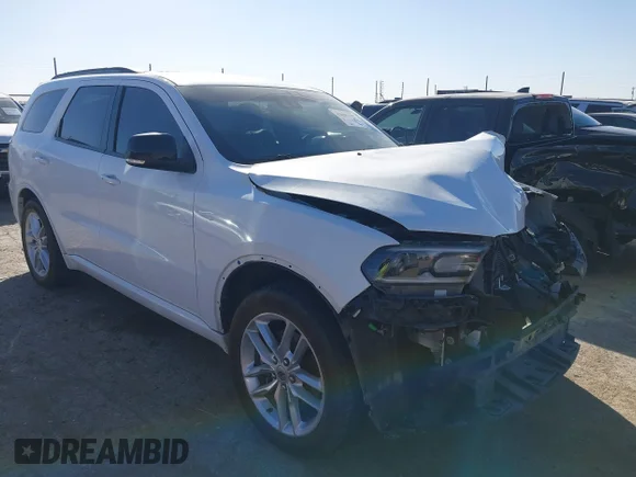 ✅ 2023 Dodge Durango GT • VIN: 1C4RDJDG0PC602964 • Лот: 43803443. Опубліковано раніше на IAAI з пробігом 67 112 миль. Безкоштовний доступ до архіву аукціонних продажів зі США та докладний звіт про історію автомобіля на DreamBid. Зображення 1.