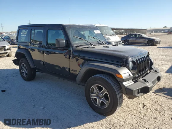✅ 2021 Jeep Wrangler Unlimited Sport Altitude • VIN: 1C4HJXDNXMW862255 • Lot: 76543274. Wystawiony na Copart z przebiegiem 18 659 mil. Bezpłatny archiwum sprzedaży aukcyjnych z USA i szczegółowy raport historii pojazdu na DreamBid. Zdjęcie 4.