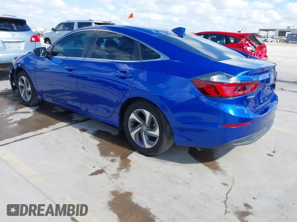 ✅ 2019 Honda Insight EX • VIN: 19XZE4F50KE019094 • Лот: 43985410. Опубликован ранее на IAAI с пробегом 172 734 миль. Бесплатный доступ к архиву аукционных продаж из США и подробный отчёт об истории автомобиля на DreamBid. Изображение 3.