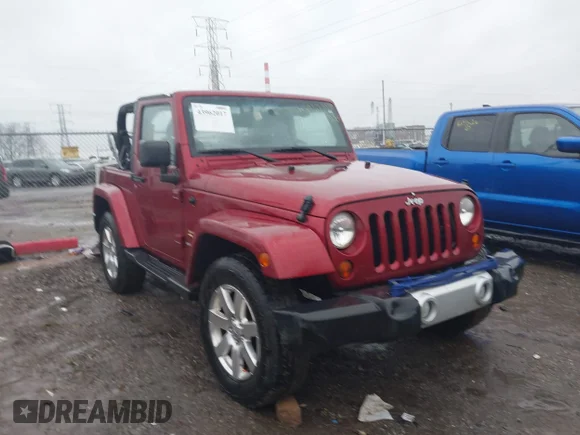 ✅ 2013 Jeep Wrangler Moab • VIN: 1C4AJWBG6DL558406 • Lot: 43962017. Listed on IAAI with 104,450 mi. Free auction sales archive from the USA and detailed vehicle history report at DreamBid. Image 1.