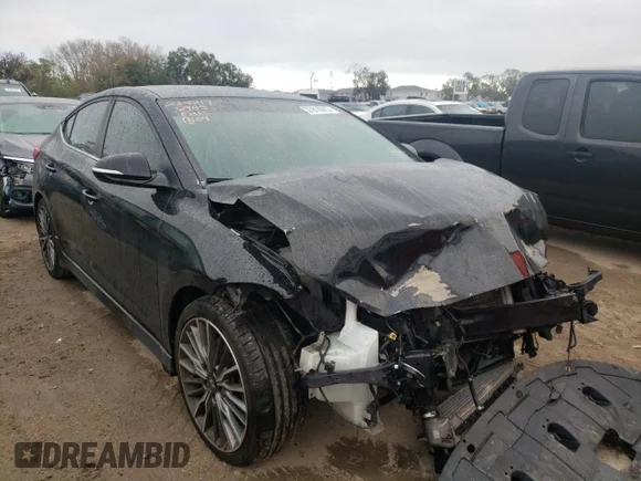✅ 2018 Hyundai Elantra Sport • VIN: KMHD04LB6JU703517 • Lot: 37810973. Wystawiony na Copart z przebiegiem 90 087 mil. Bezpłatny archiwum sprzedaży aukcyjnych z USA i szczegółowy raport historii pojazdu na DreamBid. Zdjęcie 4.