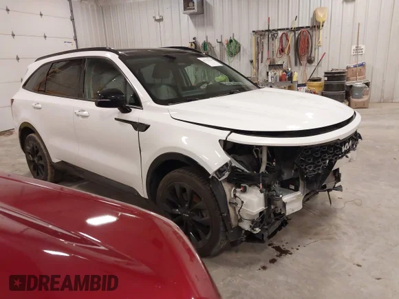 ✅ 2022 Kia Sorento SX Prestige • VIN: 5XYRK4LF0NG159045 • Lot: 44783816. Wystawiony na IAAI z przebiegiem 44 266 mil. Bezpłatny archiwum sprzedaży aukcyjnych z USA i szczegółowy raport historii pojazdu na DreamBid. Zdjęcie 1.
