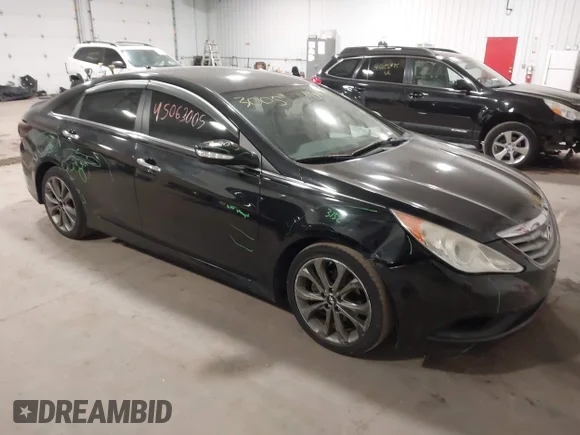 ✅ 2014 Hyundai Sonata SE • VIN: 5NPEC4AC9EH910396 • Lot: 45063005. Wystawiony na IAAI z przebiegiem 190 248 mil. Bezpłatny archiwum sprzedaży aukcyjnych z USA i szczegółowy raport historii pojazdu na DreamBid. Zdjęcie 1.