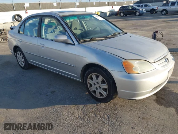 ✅ 2003 Honda Civic EX • VIN: 2HGES26803H501853 • Lot: 44095353. Wystawiony na IAAI z przebiegiem 210 812 mil. Bezpłatny archiwum sprzedaży aukcyjnych z USA i szczegółowy raport historii pojazdu na DreamBid. Zdjęcie 1.