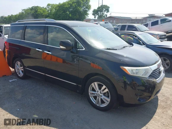 ✅ 2012 Nissan Quest LE • VIN: JN8AE2KP4C9037780 • Lot: 42601008. Wystawiony na IAAI z przebiegiem 118 292 mil. Bezpłatny archiwum sprzedaży aukcyjnych z USA i szczegółowy raport historii pojazdu na DreamBid. Zdjęcie 1.