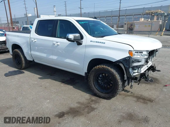✅ 2024 Chevrolet Silverado 1500 LT • VIN: 2GCPACED9R1247365 • Lot: 42478499. Listed on IAAI with 23,544 mi. Free auction sales archive from the USA and detailed vehicle history report at DreamBid. Image 1.