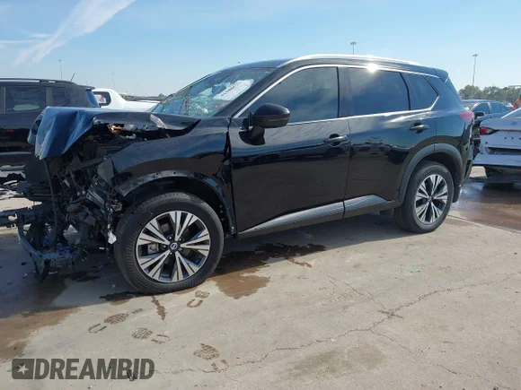 ✅ 2021 Nissan Rogue SV • VIN: 5N1AT3BAXMC816202 • Lot: 44190625. Wystawiony na IAAI z przebiegiem 59 742 mil. Bezpłatny archiwum sprzedaży aukcyjnych z USA i szczegółowy raport historii pojazdu na DreamBid. Zdjęcie 2.