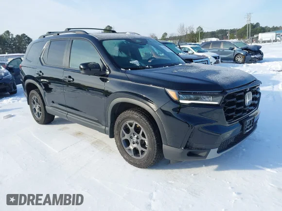 ✅ 2024 Honda Pilot TrailSport • VIN: 5FNYG1H69RB000428 • Лот: 44230024. Опубликован ранее на IAAI с пробегом 29 782 миль. Бесплатный доступ к архиву аукционных продаж из США и подробный отчёт об истории автомобиля на DreamBid. Изображение 1.