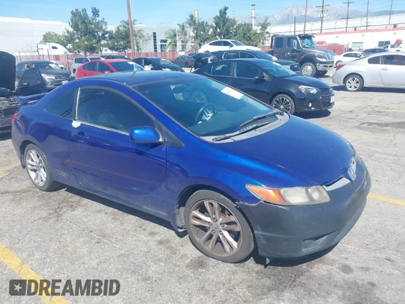 ✅ 2007 Honda Civic Si • VIN: 2HGFG21557H700390 • Lot: 44637074. Listed on IAAI with 212,384 mi. Free auction sales archive from the USA and detailed vehicle history report at DreamBid. Image 1.