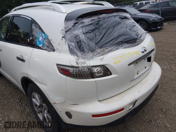 ✅ 2008 Infiniti FX • VIN: JNRAS08W58X208577 • Лот: 45428068. Опубліковано раніше на IAAI з пробігом Не вказано. Безкоштовний доступ до архіву аукціонних продажів зі США та докладний звіт про історію автомобіля на DreamBid. Зображення 6.