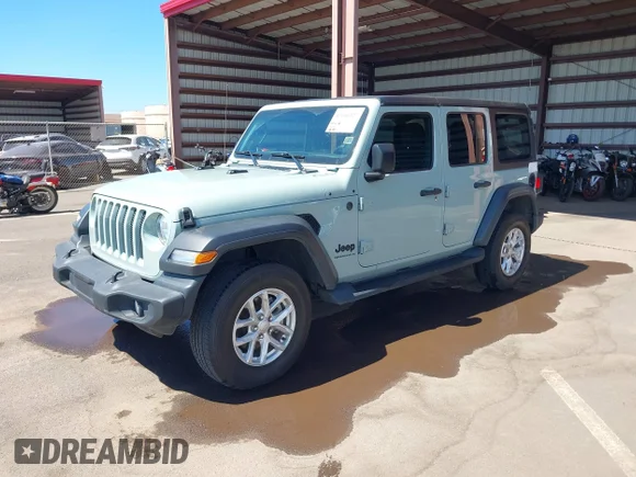✅ 2023 Jeep Wrangler Sport S • VIN: 1C4HJXDN7PW619152 • Lot: 43066327. Wystawiony na IAAI z przebiegiem 25 883 mil. Bezpłatny archiwum sprzedaży aukcyjnych z USA i szczegółowy raport historii pojazdu na DreamBid. Zdjęcie 17.