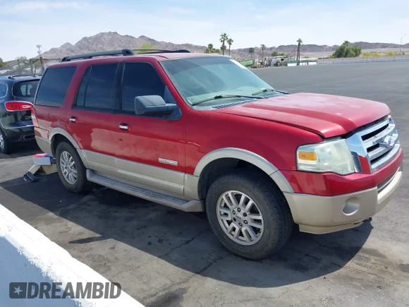 ✅ 2008 Ford Expedition Eddie Bauer • VIN: 1FMFU185X8LA01814 • Lot: 42148883. Wystawiony na IAAI z przebiegiem 156 701 mil. Bezpłatny archiwum sprzedaży aukcyjnych z USA i szczegółowy raport historii pojazdu na DreamBid. Zdjęcie 1.