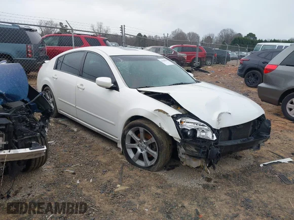 ✅ 2008 Nissan Maxima SE • VIN: 1N4BA41E38C801559 • Lot: 44160008. Listed on IAAI with Not provided. Free auction sales archive from the USA and detailed vehicle history report at DreamBid. Image 1.