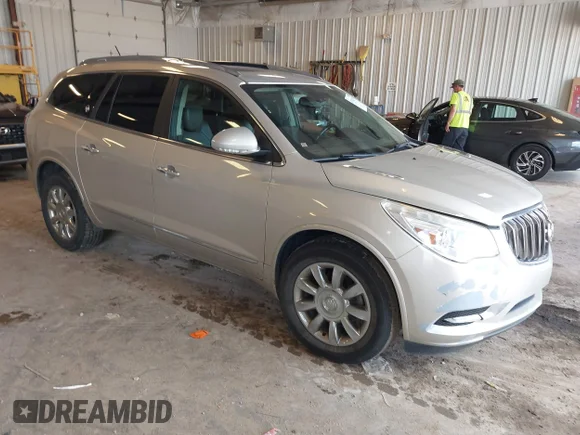 ✅ 2014 Buick Enclave Leather • VIN: 5GAKVBKD6EJ373648 • Lot: 45382676. Wystawiony na IAAI z przebiegiem 158 566 mil. Bezpłatny archiwum sprzedaży aukcyjnych z USA i szczegółowy raport historii pojazdu na DreamBid. Zdjęcie 1.