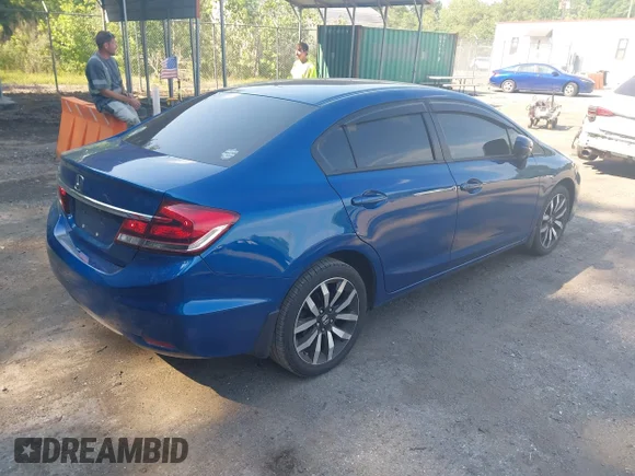 ✅ 2015 Honda Civic EX-L • VIN: 2HGFB2F95FH543601 • Lot: 45481653. Wystawiony na IAAI z przebiegiem 72 477 mil. Bezpłatny archiwum sprzedaży aukcyjnych z USA i szczegółowy raport historii pojazdu na DreamBid. Zdjęcie 4.