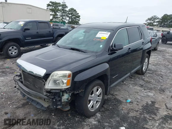 ✅ 2014 GMC Terrain SLE • VIN: 2GKALMEK4E6328814 • Лот: 44999161. Опубліковано раніше на IAAI з пробігом 156 935 миль. Безкоштовний доступ до архіву аукціонних продажів зі США та докладний звіт про історію автомобіля на DreamBid. Зображення 2.