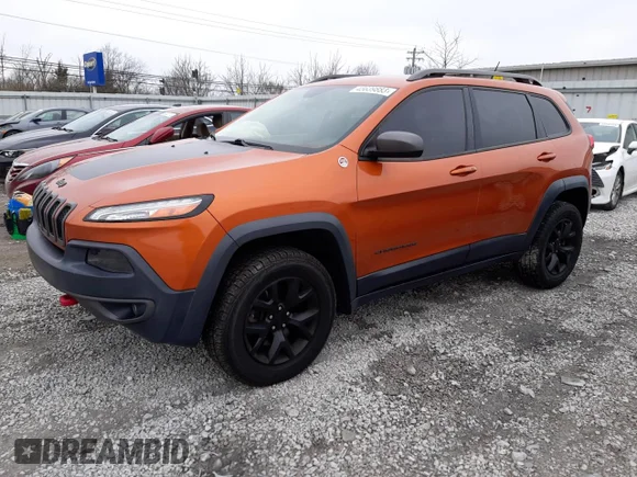 ✅ 2015 Jeep Cherokee Trailhawk • VIN: 1C4PJMBS5FW503143 • Лот: 45639883. Опубліковано раніше на Copart з пробігом 117 709 миль. Безкоштовний доступ до архіву аукціонних продажів зі США та докладний звіт про історію автомобіля на DreamBid. Зображення 1.