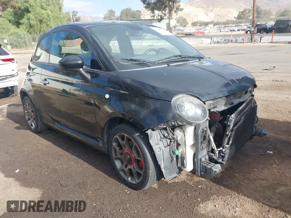 ✅ 2013 FIAT 500 Sport • VIN: 3C3CFFBR9DT744591 • Лот: 43387725. Опубліковано раніше на IAAI з пробігом 139 970 миль. Безкоштовний доступ до архіву аукціонних продажів зі США та докладний звіт про історію автомобіля на DreamBid. Зображення 1.