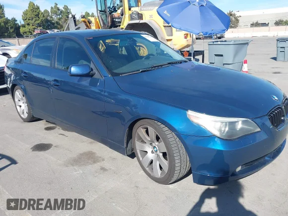 ✅ 2005 BMW 5 Series 530i • VIN: WBANA73585B815364 • Lot: 43508748. Listed on IAAI with 198,442 mi. Free auction sales archive from the USA and detailed vehicle history report at DreamBid. Image 1.