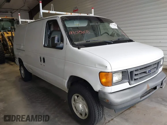 ✅ 2007 Ford Econoline Cargo Commercial • VIN: 1FTNE24W17DB23732 • Лот: 44013608. Опубліковано раніше на IAAI з пробігом 169 381 миль. Безкоштовний доступ до архіву аукціонних продажів зі США та докладний звіт про історію автомобіля на DreamBid. Зображення 1.