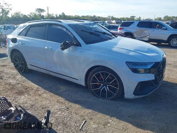 ✅ 2020 Audi Q8 Prestige • VIN: WA1FVAF12LD003524 • Лот: 44642355. Опубліковано раніше на IAAI з пробігом Не вказано. Безкоштовний доступ до архіву аукціонних продажів зі США та докладний звіт про історію автомобіля на DreamBid. Зображення 1.