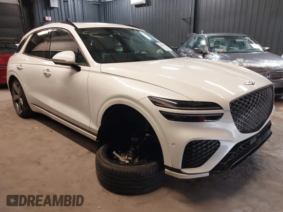 ✅ 2025 Genesis GV70 2.5T • VIN: KMUMADTB8SU196541 • Lot: 44080774. Wystawiony na IAAI z przebiegiem 10 762 mil. Bezpłatny archiwum sprzedaży aukcyjnych z USA i szczegółowy raport historii pojazdu na DreamBid. Zdjęcie 1.