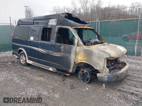 ✅ 2005 Chevrolet Express Cargo YF7 Upfitter • VIN: 1GBFH15T951255716 • Lot: 44014088. Wystawiony na IAAI z przebiegiem 126 000 mil. Bezpłatny archiwum sprzedaży aukcyjnych z USA i szczegółowy raport historii pojazdu na DreamBid. Zdjęcie 1.