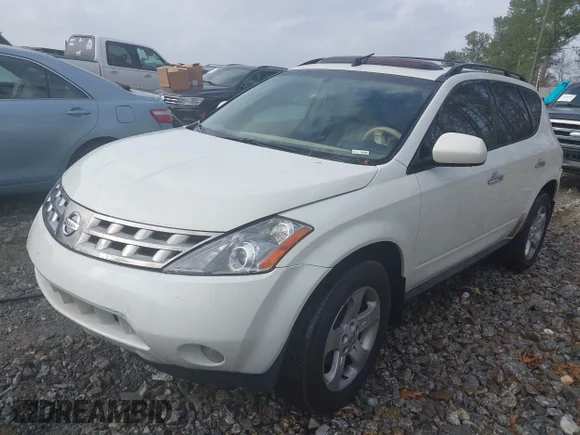 ✅ 2005 Nissan Murano SL • VIN: JN8AZ08T95W325232 • Lot: 44109105. Listed on IAAI with 204,425 mi. Free auction sales archive from the USA and detailed vehicle history report at DreamBid. Image 2.