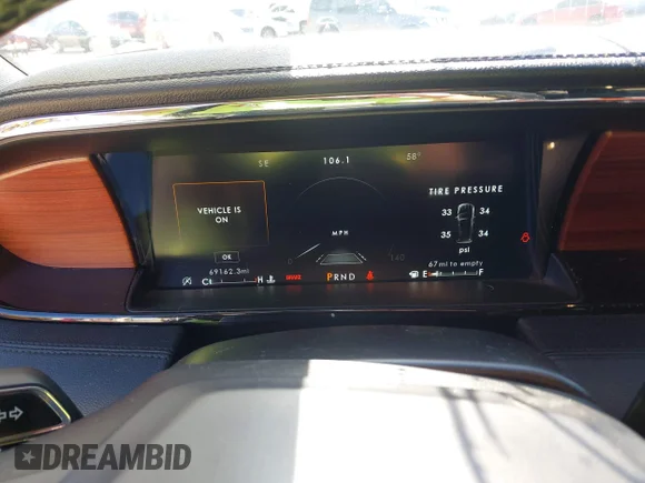 ✅ 2021 Lincoln Navigator Reserve • VIN: 5LMJJ3LT2MEL05719 • Lot: 43374066. Listed on IAAI with 69,162 mi. Free auction sales archive from the USA and detailed vehicle history report at DreamBid. Image 7.