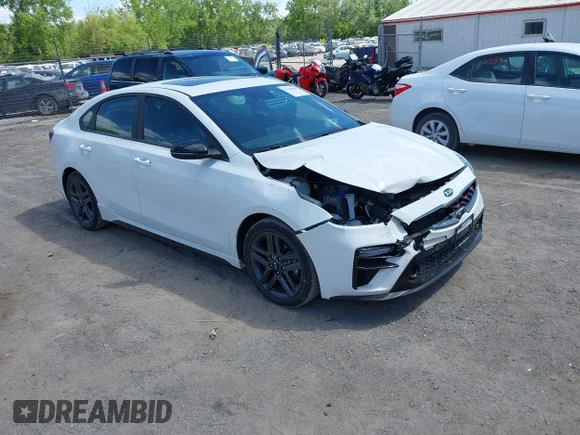 ✅ 2021 Kia Forte GT-Line • VIN: 3KPF34AD4ME360637 • Лот: 45109504. Опубликован ранее на IAAI с пробегом 49 123 миль. Бесплатный доступ к архиву аукционных продаж из США и подробный отчёт об истории автомобиля на DreamBid. Изображение 1.